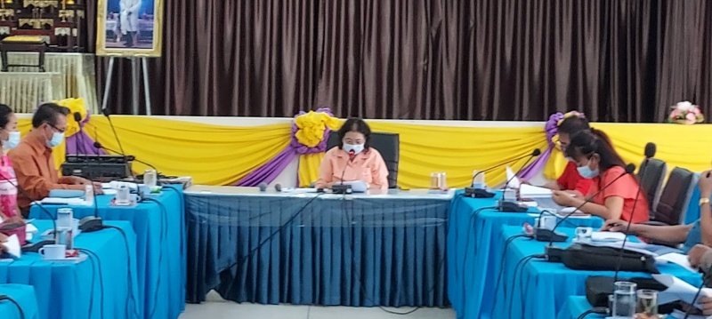 เทศบาลตำบลปักธงชัย ประชุมคณะกรรมการจัดทำแผนพัฒนาฯ 2564 ณ หอประชุมเทศบาลตำบลปักธงชัย