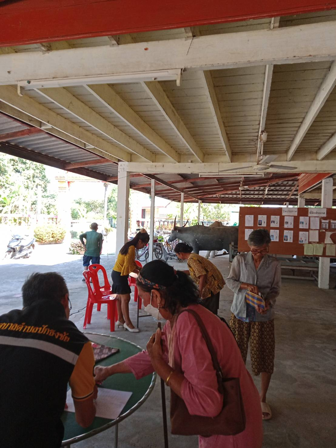 เทศบาลตำบลปักธงชัย ออกจ่ายเบี้ยยังชีพผู้สูงอายุ ผู้พิการ ผู้ป่วยฯ และบริการจัดเก็บค่าธรรมเนียมการเก็บขนขยะ ประจำเดือนมีนาคม 2568