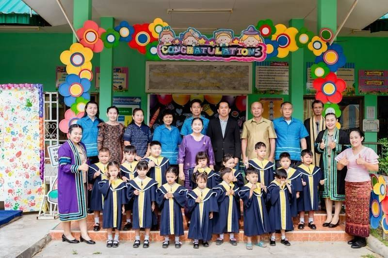 ศูนย์พัฒนาเด็กเล็กเทศบาลตำบลปักธงชัย จัดพิธีมอบวุฒิบัตรบัณฑิตน้อย ประจำปีการศึกษา 2567 วันที่ 21 มีนาคม 2568