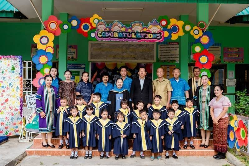 ศูนย์พัฒนาเด็กเล็กเทศบาลตำบลปักธงชัย จัดพิธีมอบวุฒิบัตรบัณฑิตน้อย ประจำปีการศึกษา 2567 วันที่ 21 มีนาคม 2568