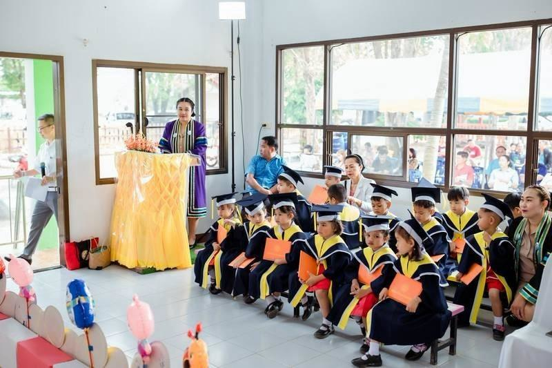 ศูนย์พัฒนาเด็กเล็กเทศบาลตำบลปักธงชัย จัดพิธีมอบวุฒิบัตรบัณฑิตน้อย ประจำปีการศึกษา 2567 วันที่ 21 มีนาคม 2568