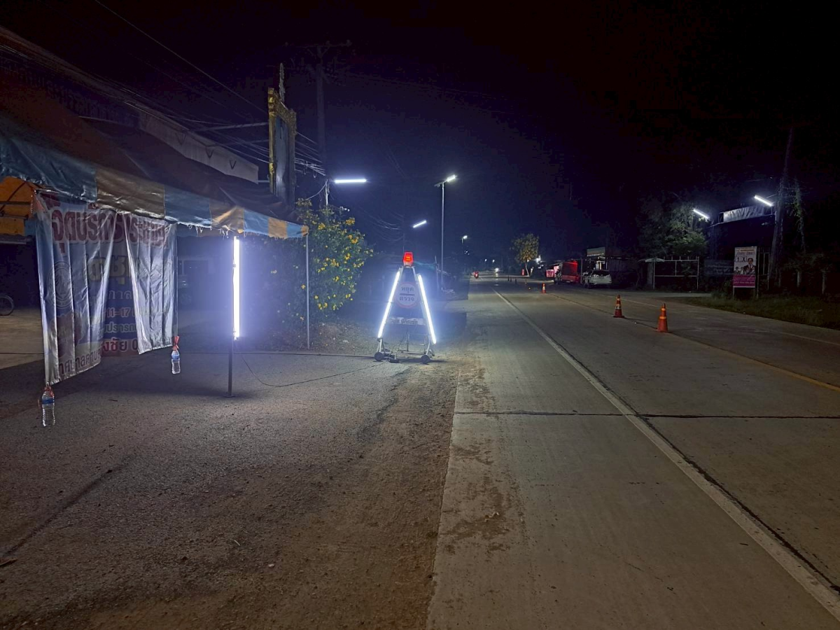 เทศบาลตำบลปักธงชัย ตั้งจุดบริการประชาชน (ด่านชุมชน) ช่วงเทศกาลสงกรานต์ เพื่อดูแลความปลอดภัยให้กับประชาชน ระหว่างวันที่ 11 เมษายน - 17 เมษายน 2568